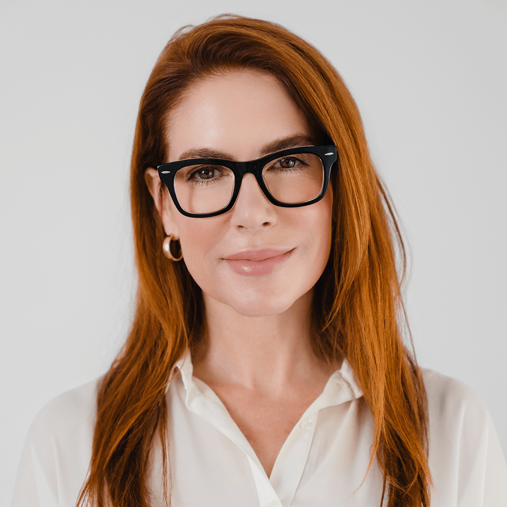 Nelson-Clark-Reading-Glasses-Onyx-on-Model-Front-View
