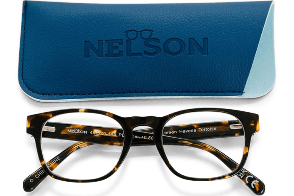 Nelson-Larson-Reading-Glasses-Havana-Tortoise-Folded-View-with-Case