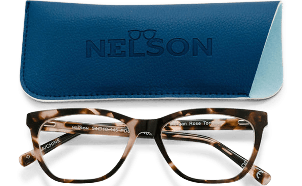 Nelson-Morgan-Reading-Glasses-Rose-Tortoise-Folded-View-with-Case