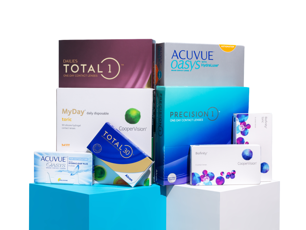 Contact Lens boxes display